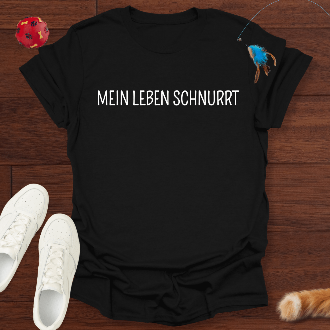 Mein Leben Schnurrt - T-Shirt Unisex