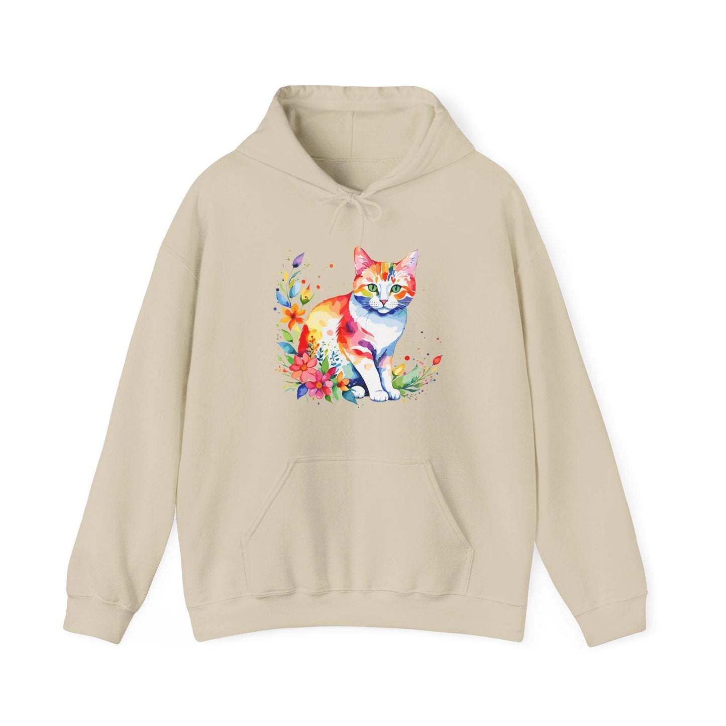 Bunte Katze - Hoodie Unisex