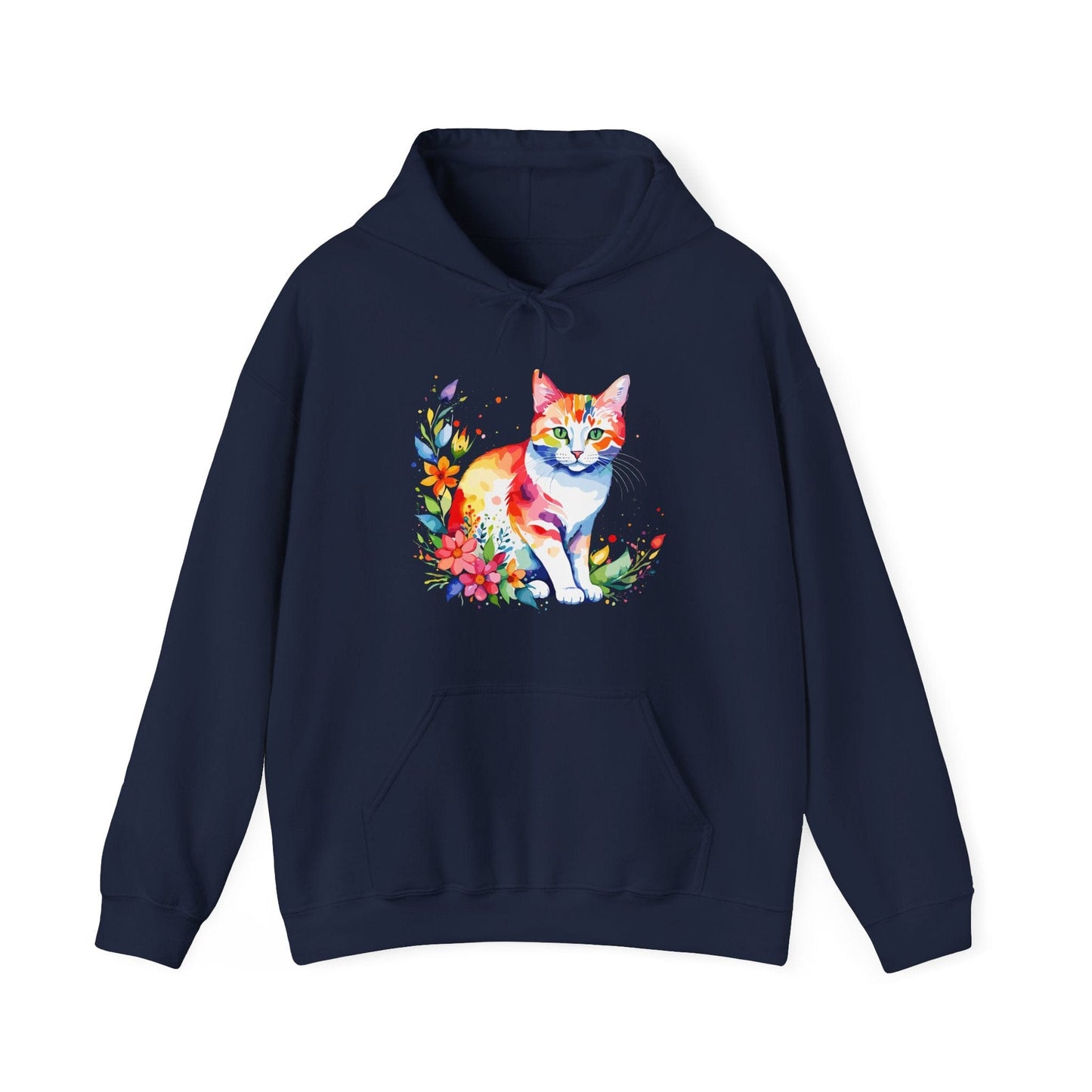 Bunte Katze - Hoodie Unisex