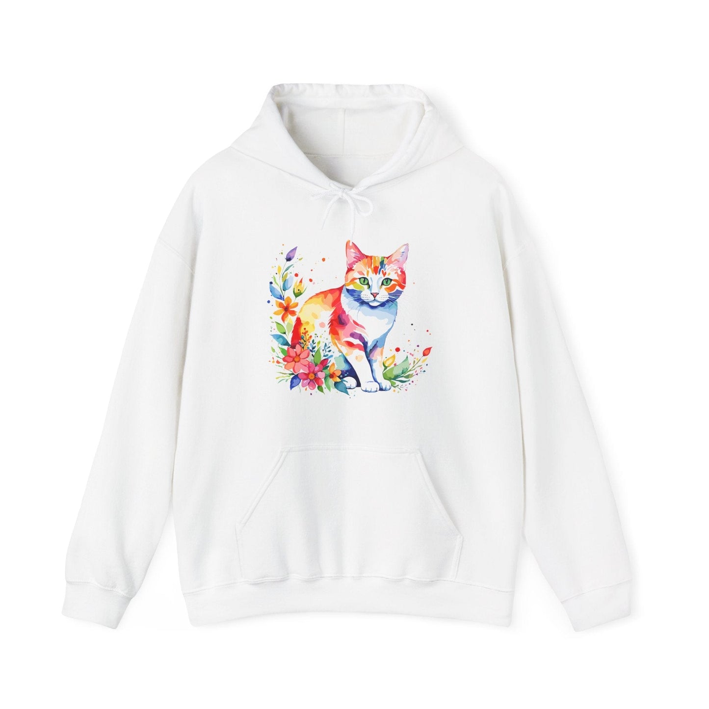 Bunte Katze - Hoodie Unisex