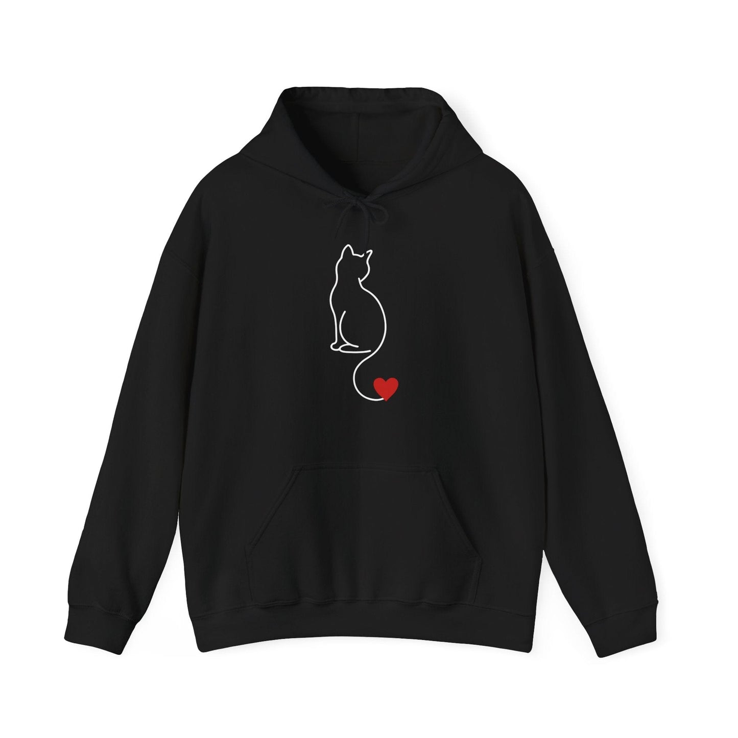 Herzsilhouette - Hoodie Unisex
