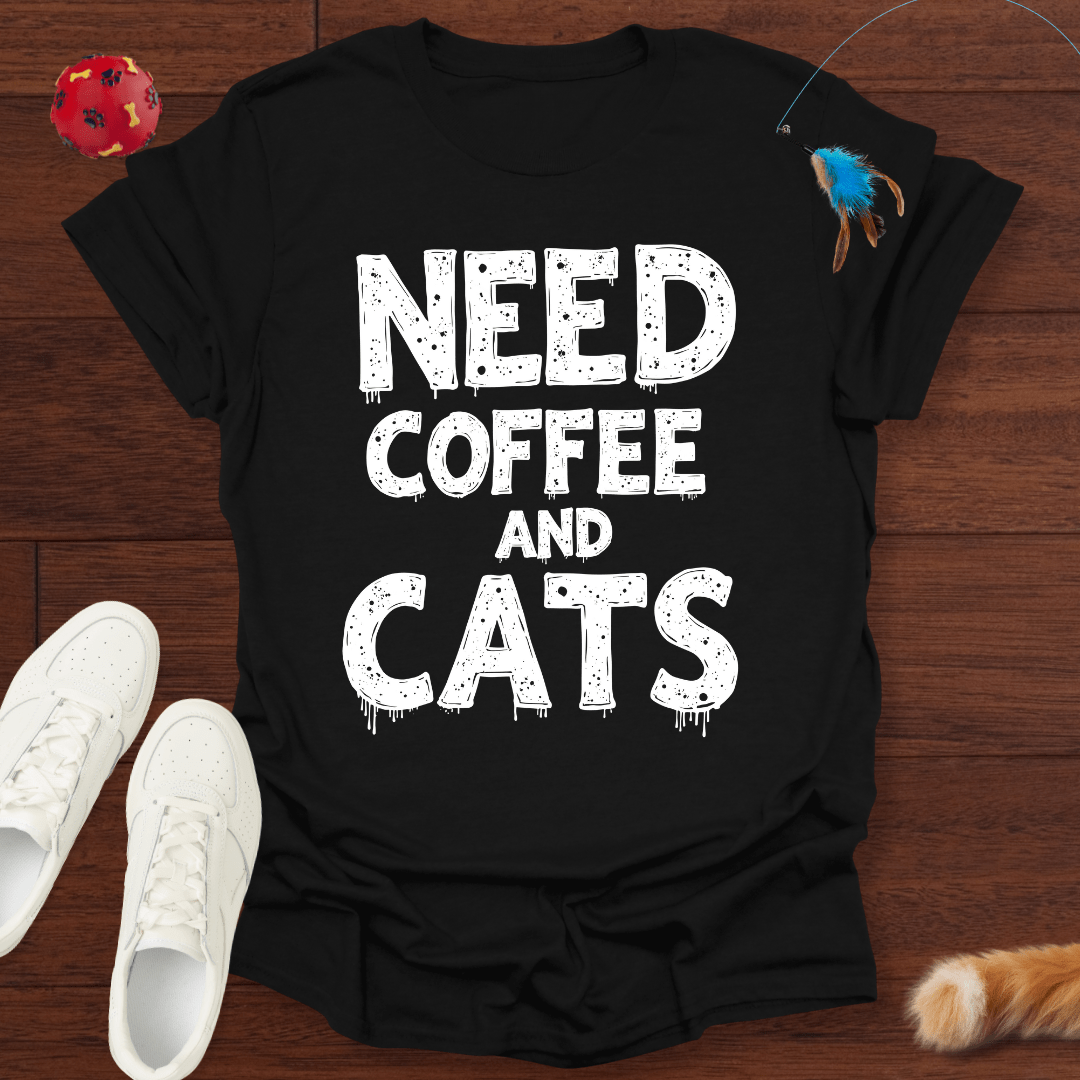 Coffee & Cats - T-Shirt Unisex