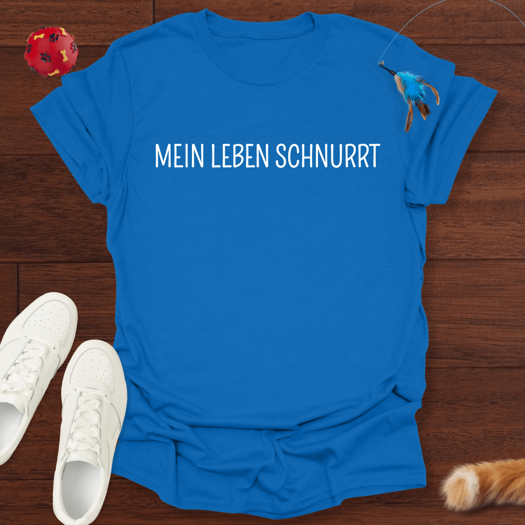 Mein Leben Schnurrt - T-Shirt Unisex