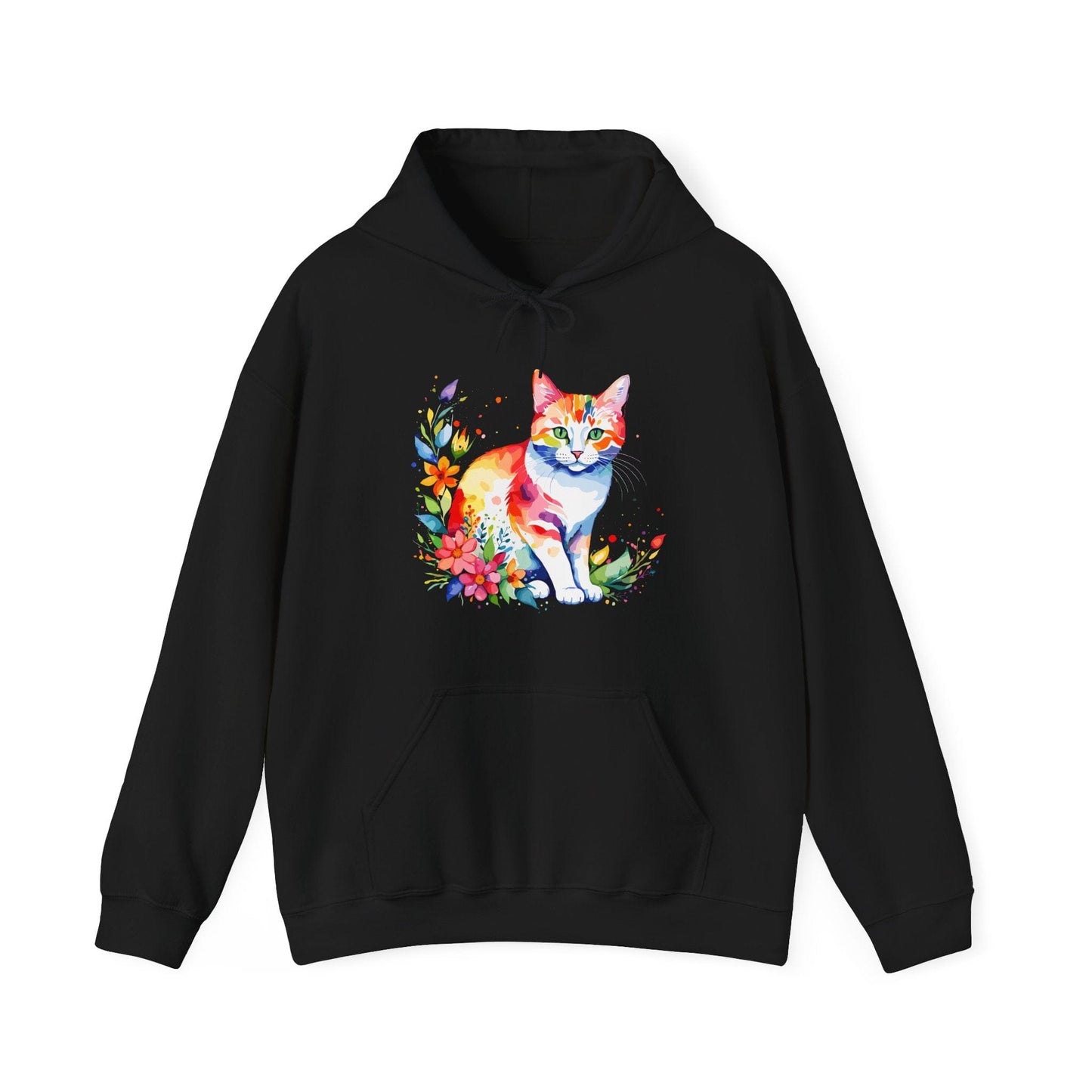 Bunte Katze - Hoodie Unisex