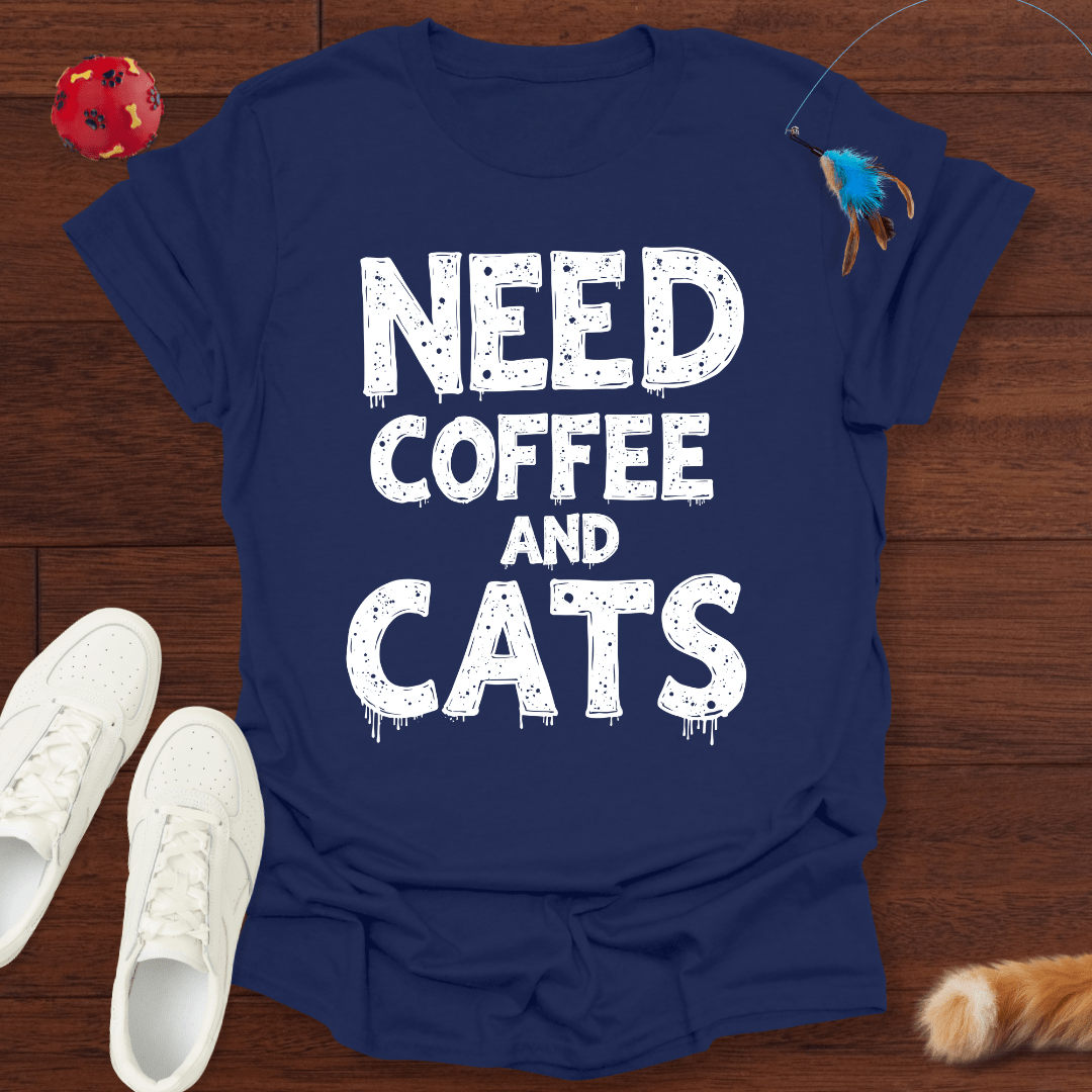 Coffee & Cats - T-Shirt Unisex