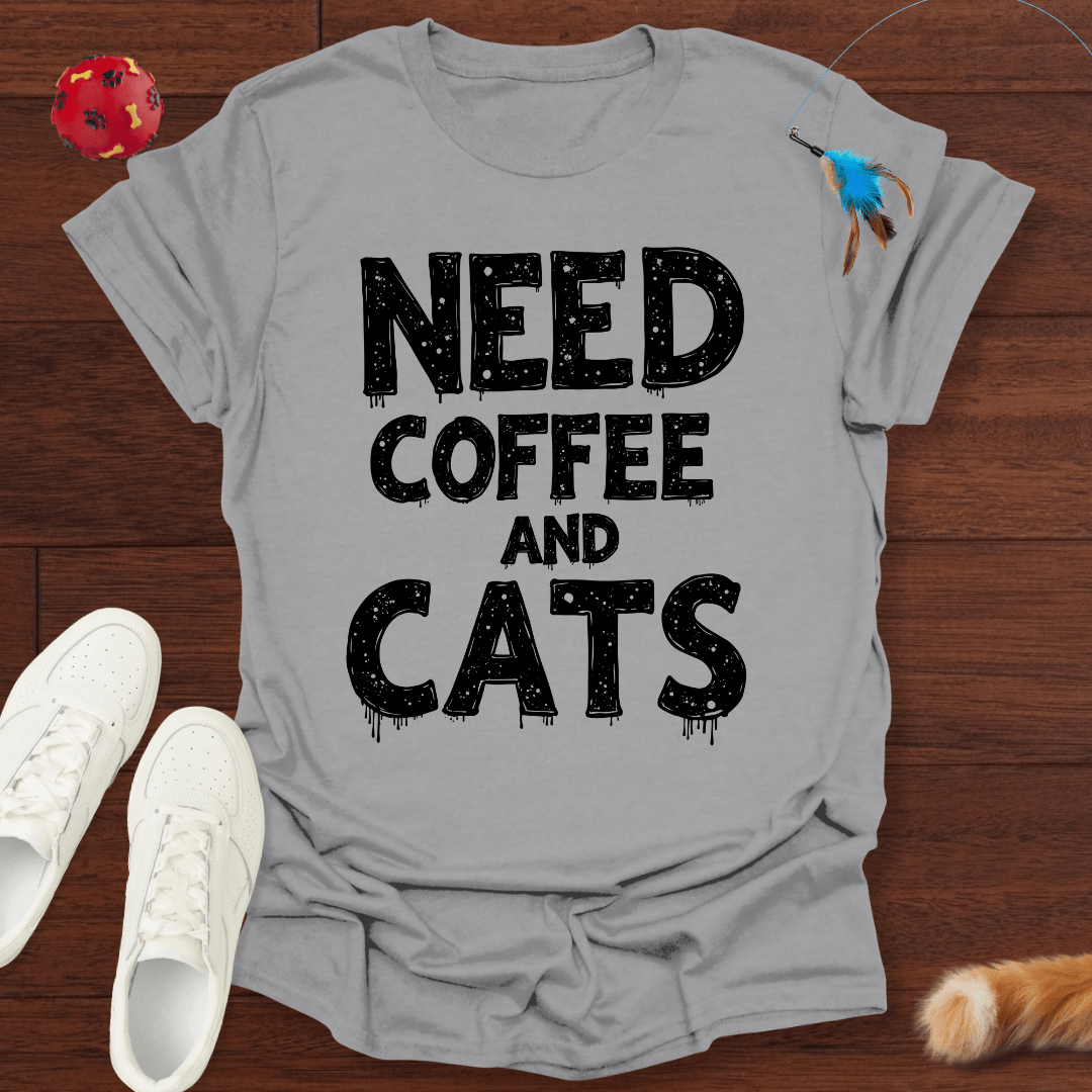 Coffee & Cats - T-Shirt Unisex