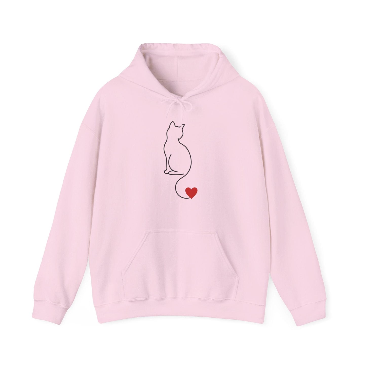 Herzsilhouette - Hoodie Unisex