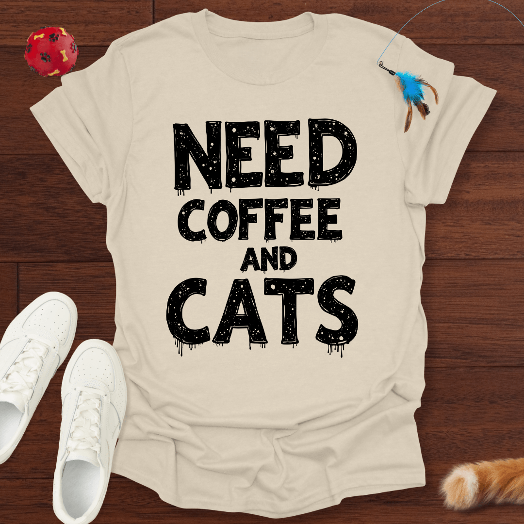Coffee & Cats - T-Shirt Unisex