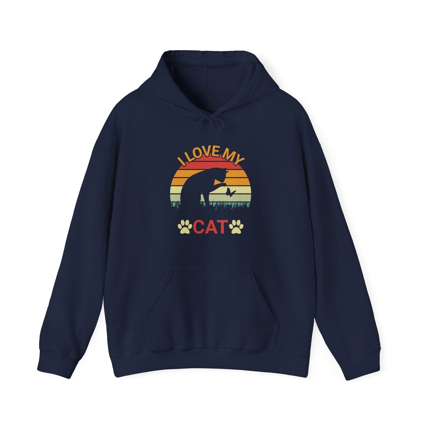 I Love My Cat - Hoodie Unisex