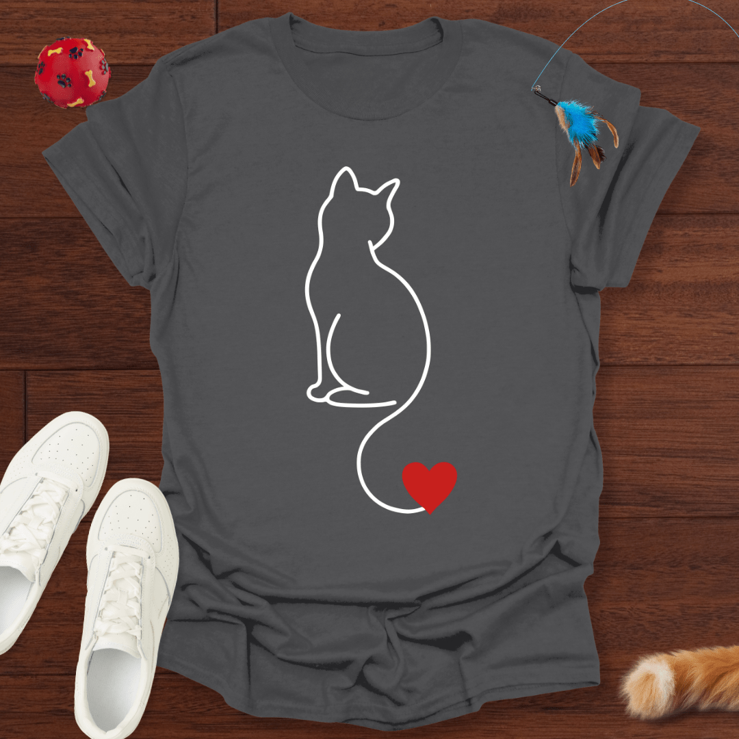 Herzsilhouette - T-Shirt Unisex