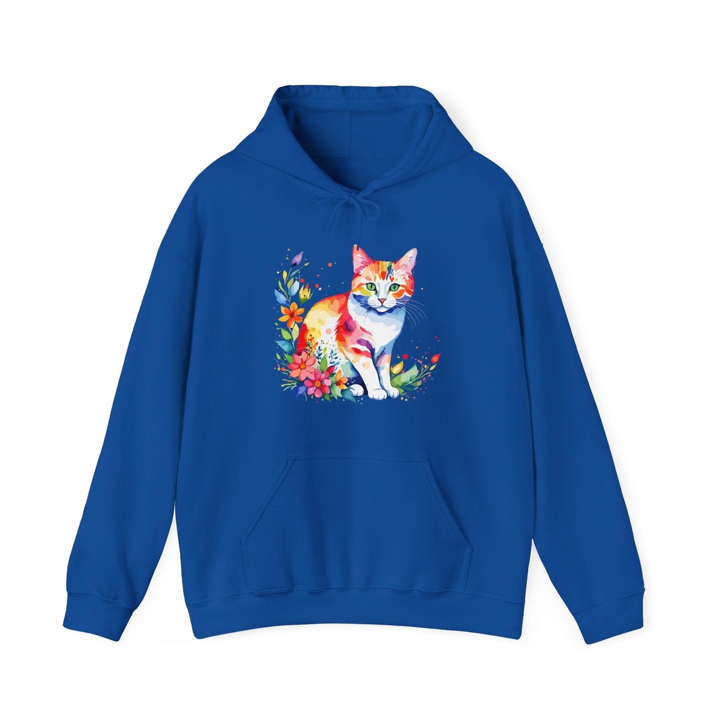Bunte Katze - Hoodie Unisex