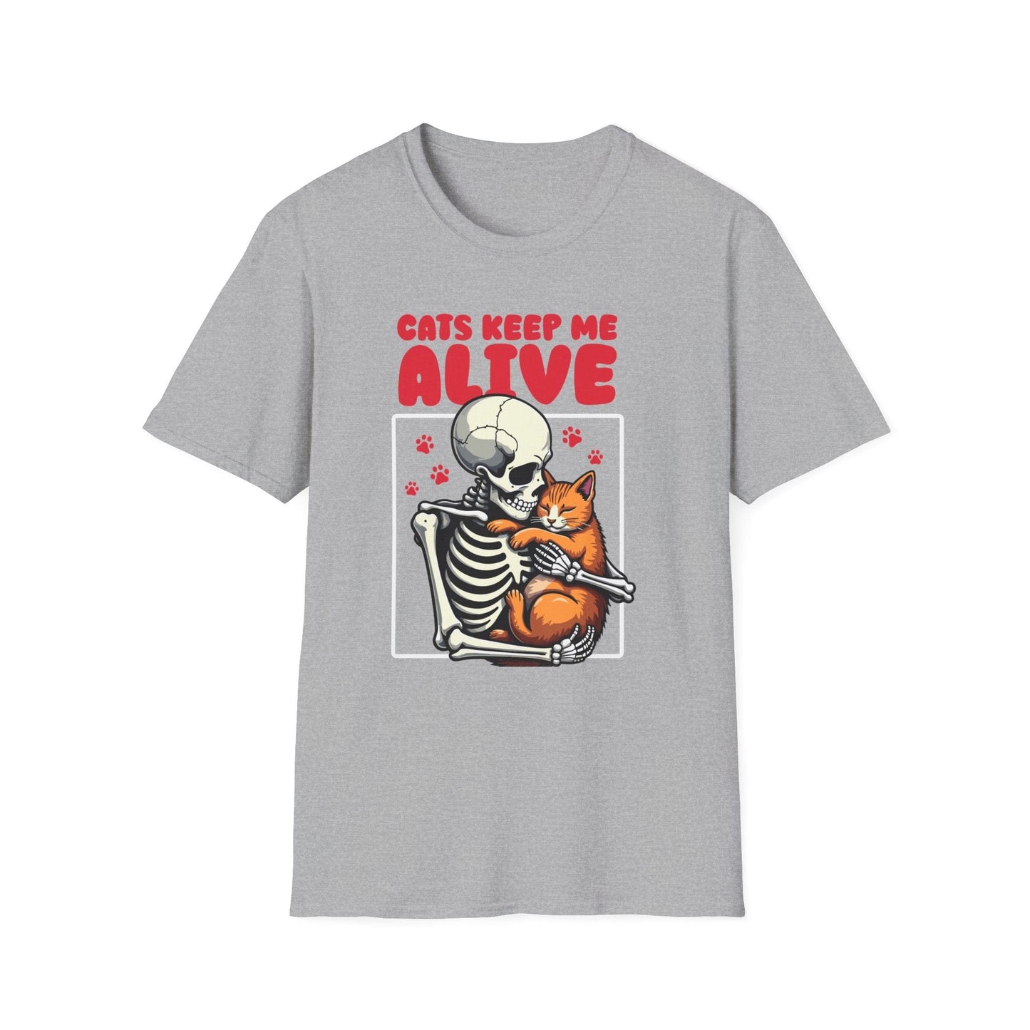Cats Keep Me Alive - T-Shirt Unisex