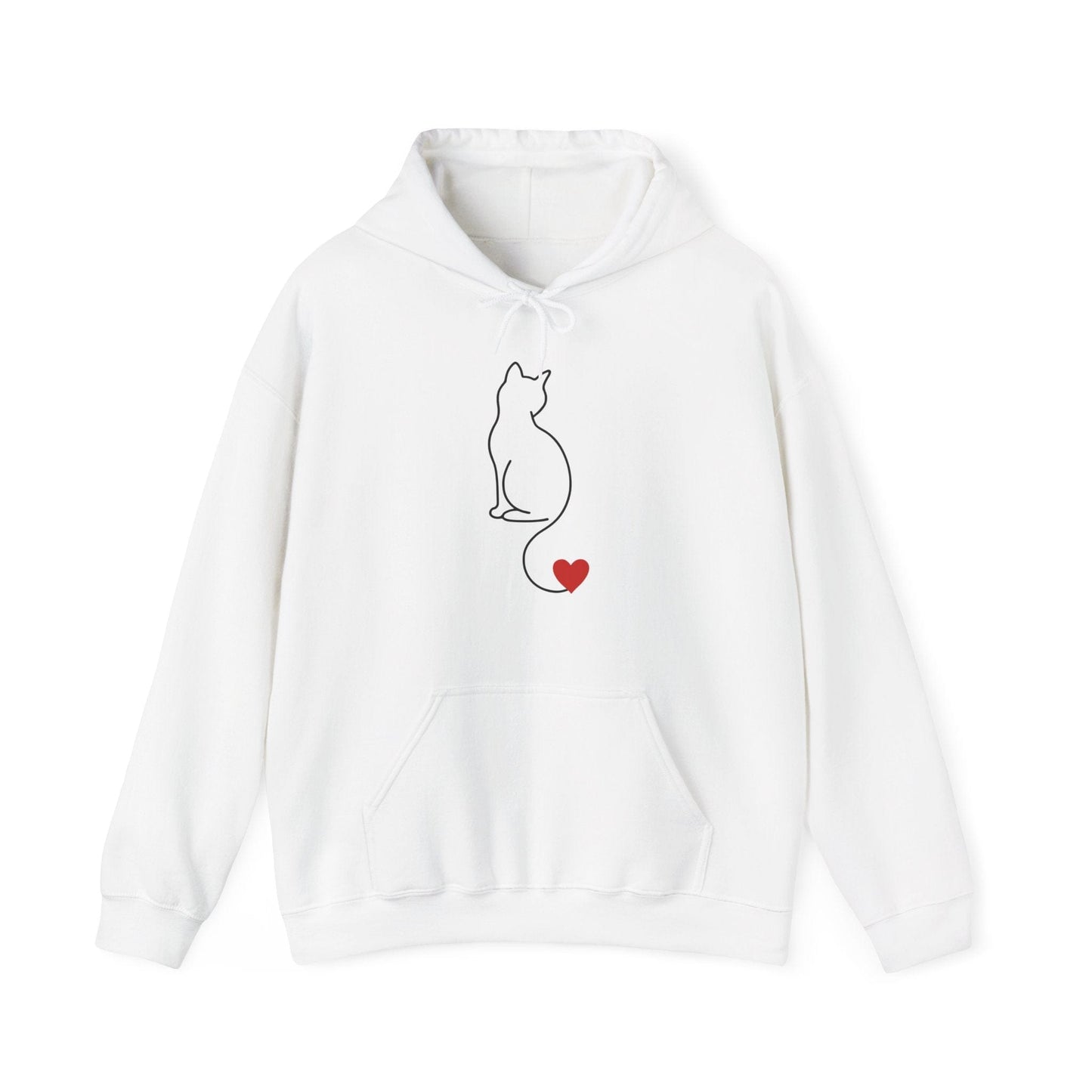 Herzsilhouette - Hoodie Unisex