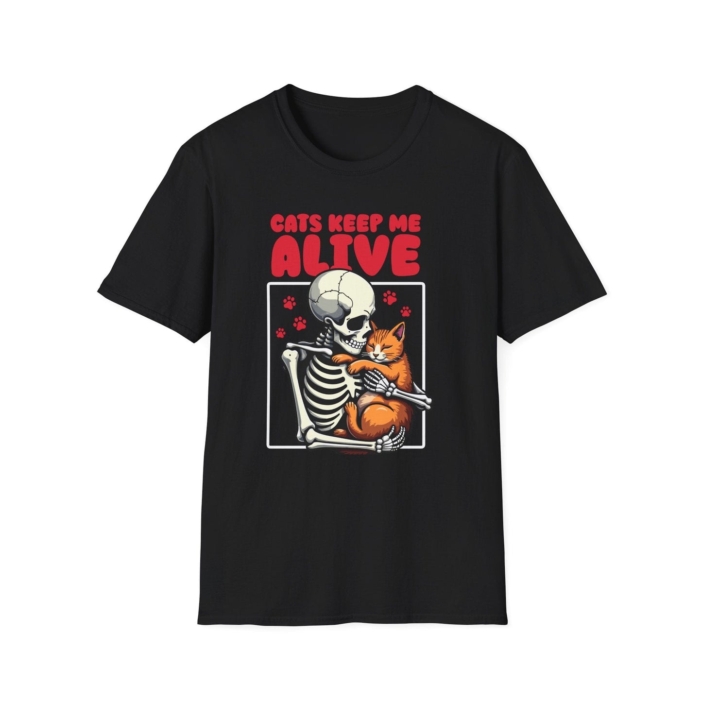 Cats Keep Me Alive - T-Shirt Unisex