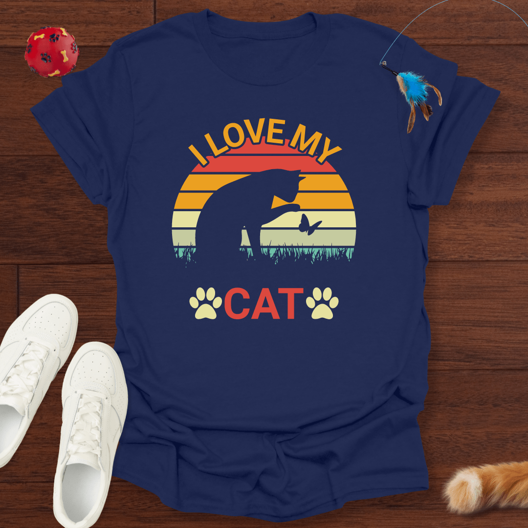 I Love My Cat - T-Shirt Unisex