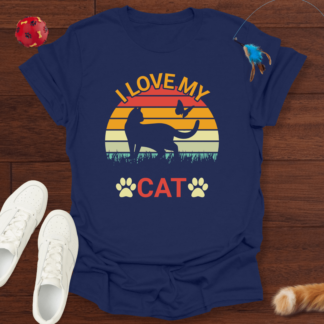 I Love My Cat II - T-Shirt Unisex