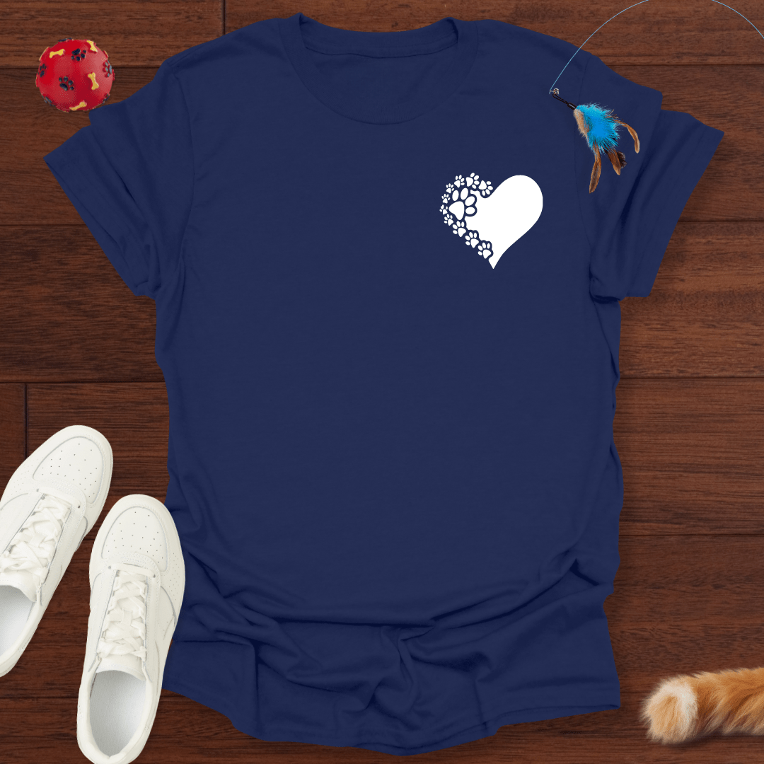 Katzenherz - T-Shirt Unisex