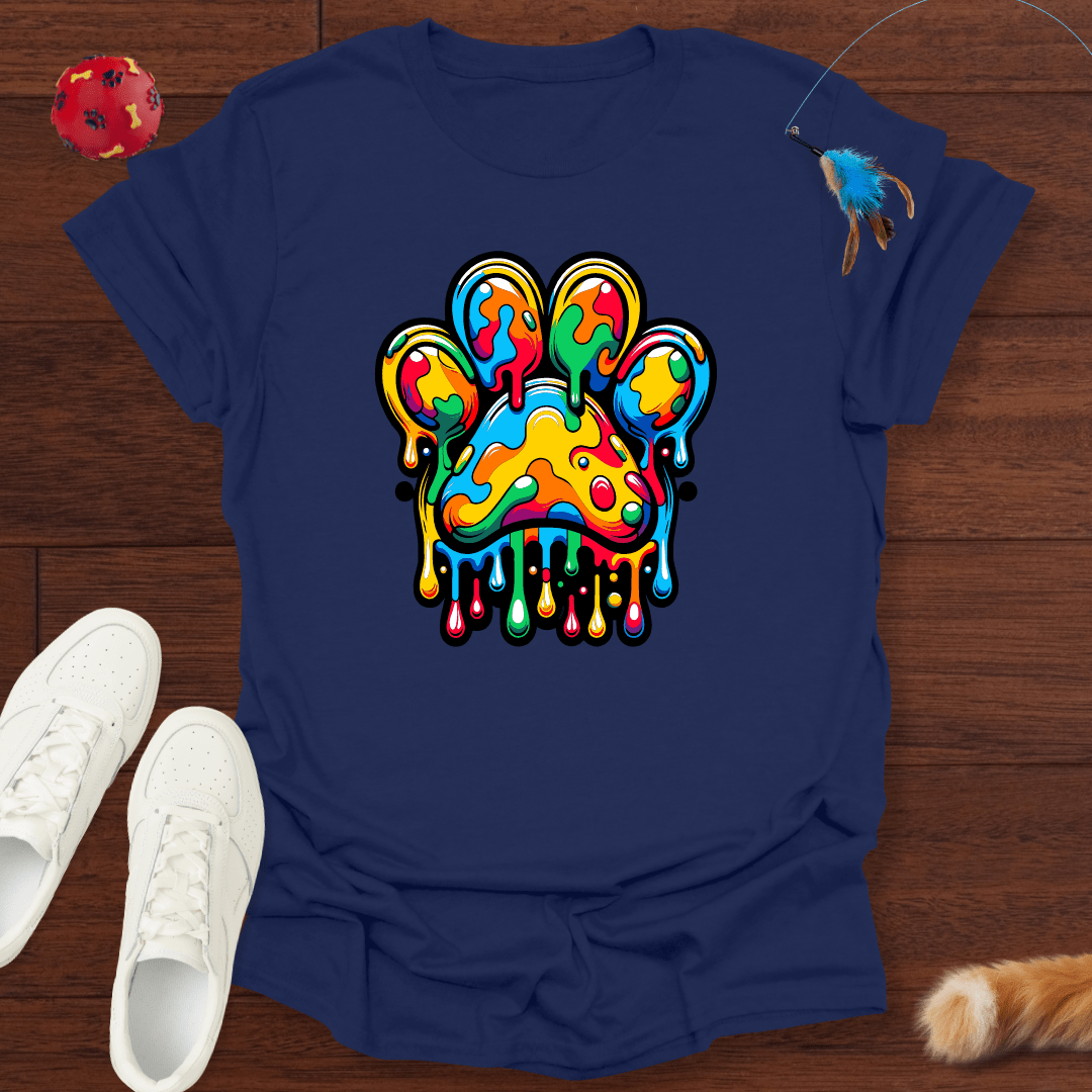 Dripping Paw - T-Shirt Unisex