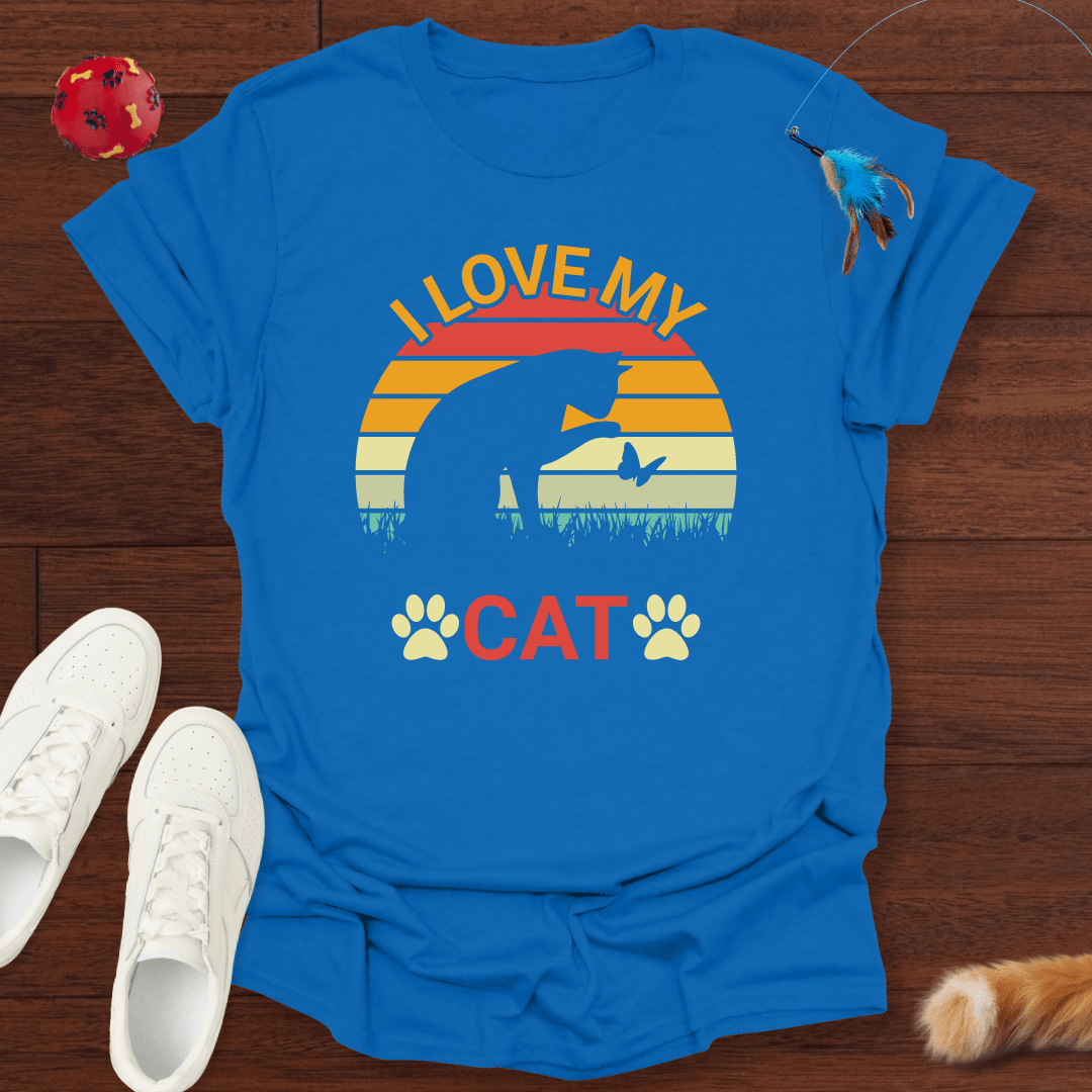 I Love My Cat - T-Shirt Unisex