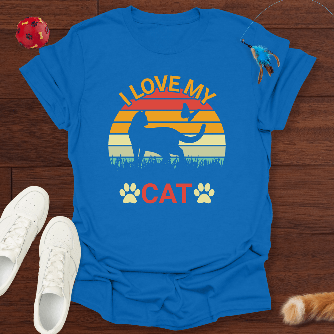 I Love My Cat II - T-Shirt Unisex
