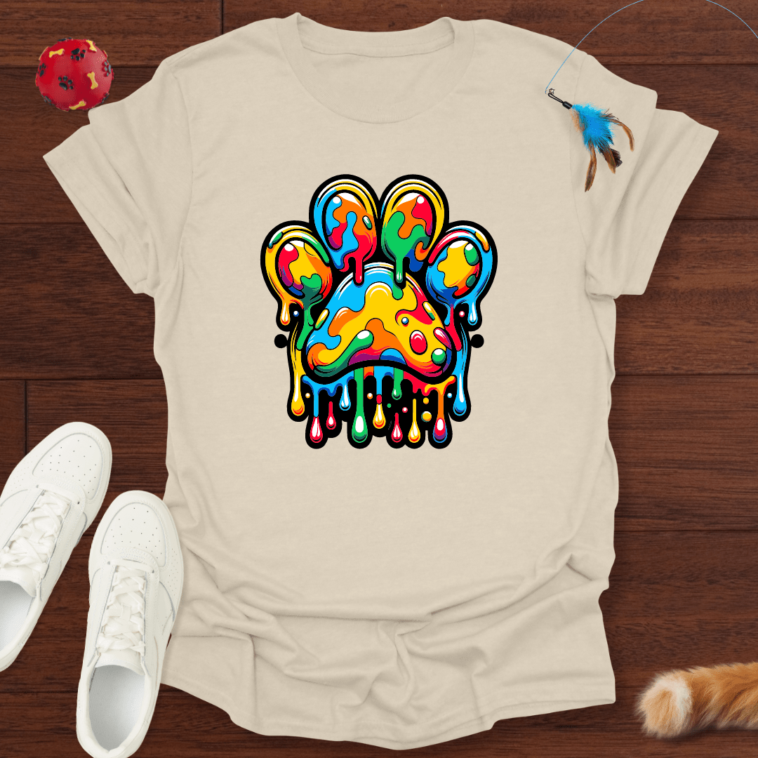 Dripping Paw - T-Shirt Unisex