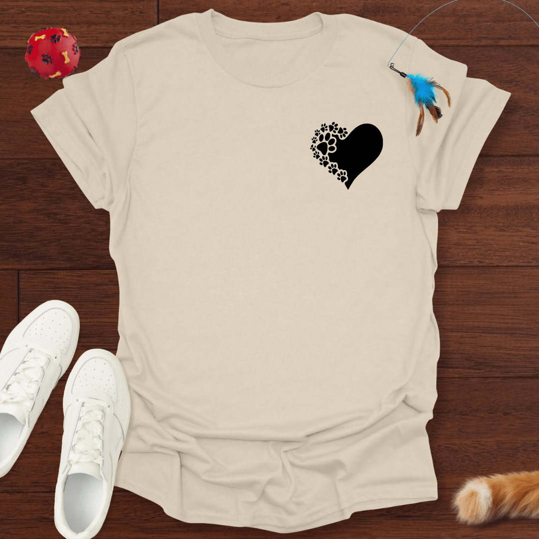 Katzenherz - T-Shirt Unisex