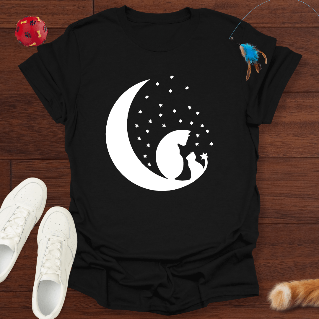 Katzenmond & Sterne - T-Shirt Unisex
