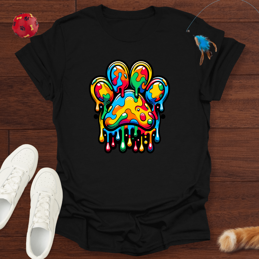 Dripping Paw - T-Shirt Unisex