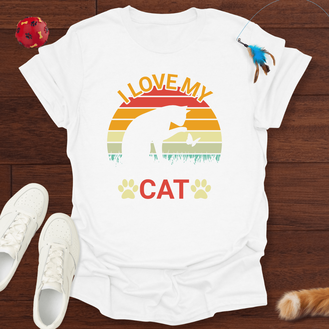I Love My Cat - T-Shirt Unisex