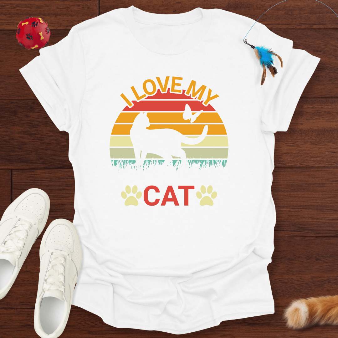 I Love My Cat II - T-Shirt Unisex