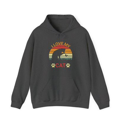 I Love My Cat - Hoodie Unisex