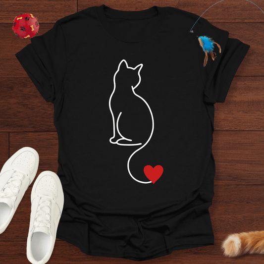 Herzsilhouette - T-Shirt Unisex