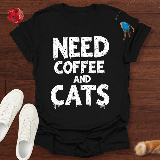 Coffee & Cats - T-Shirt Unisex
