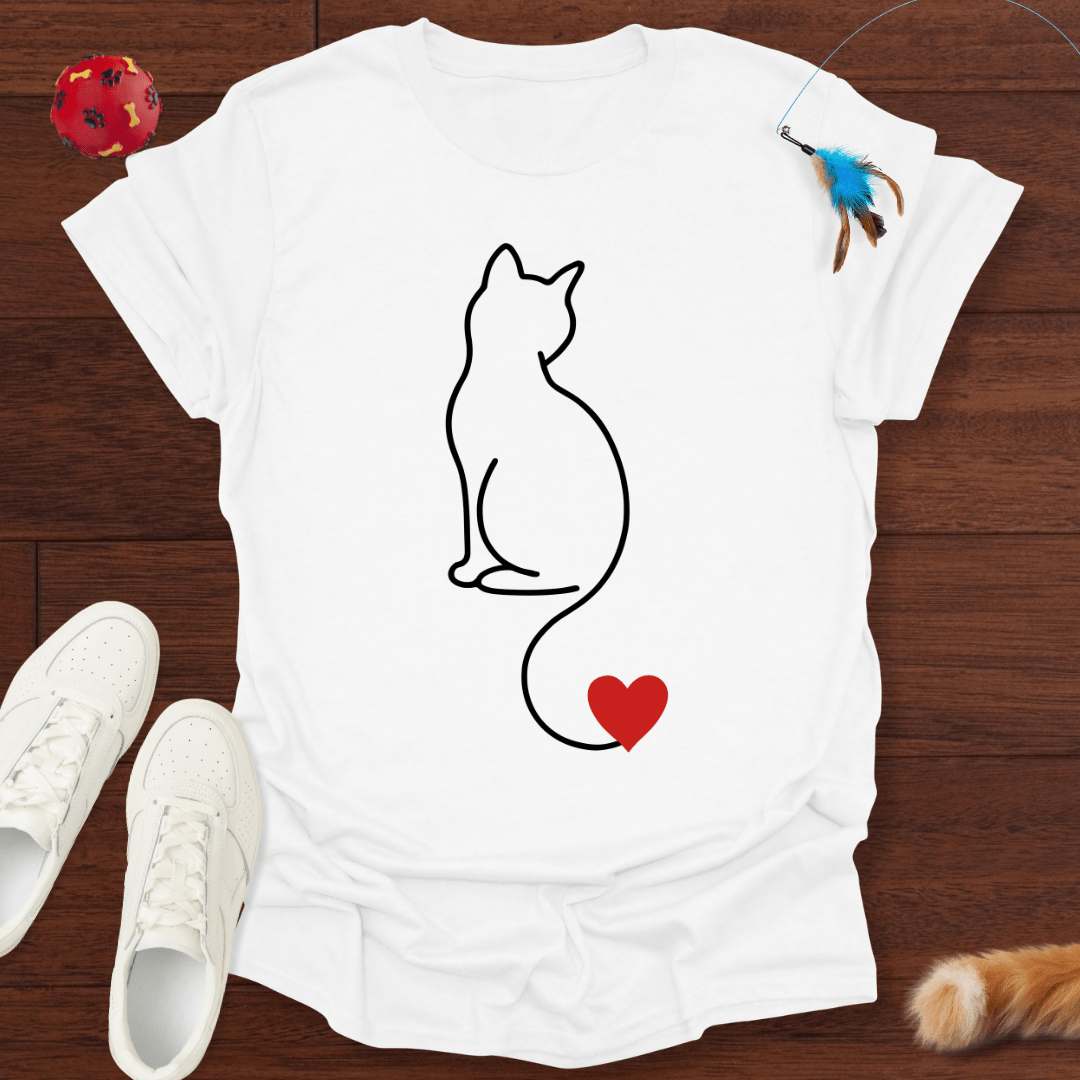 Herzsilhouette - T-Shirt Unisex