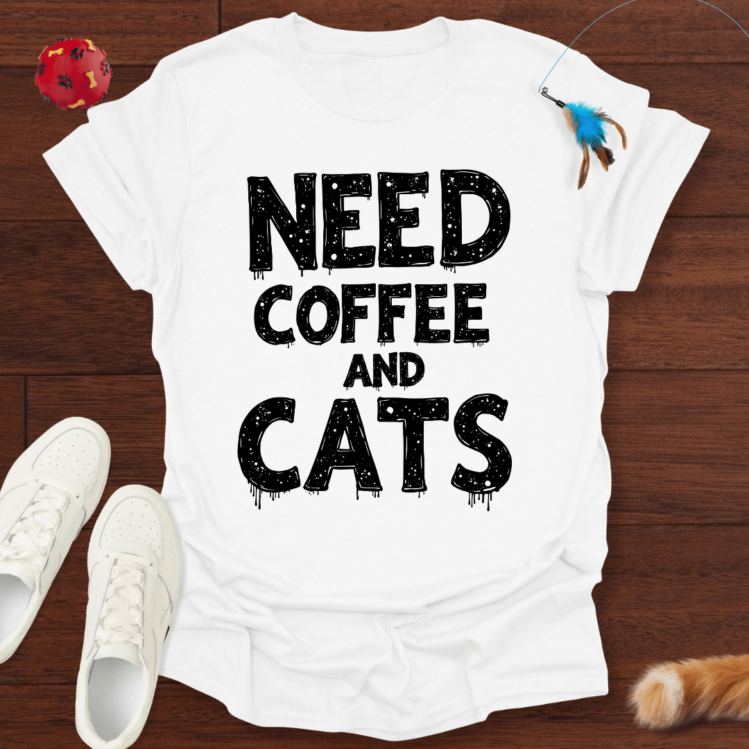 Coffee & Cats - T-Shirt Unisex