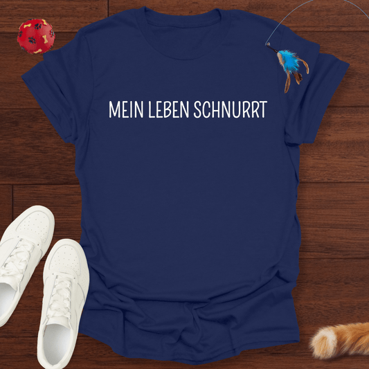 Mein Leben Schnurrt - T-Shirt Unisex