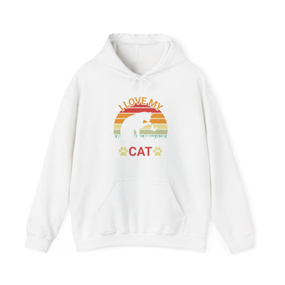 I Love My Cat - Hoodie Unisex