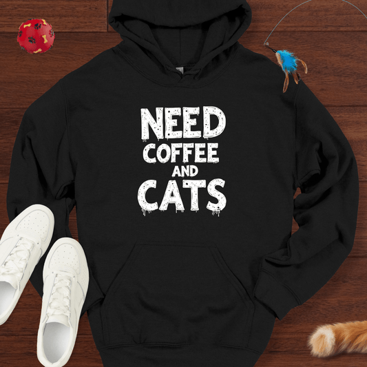 Coffee & Cats - Hoodie Unisex