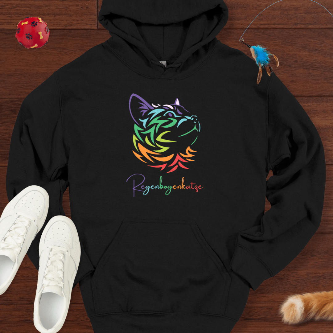 Regenbogenkatze - Hoodie Unisex
