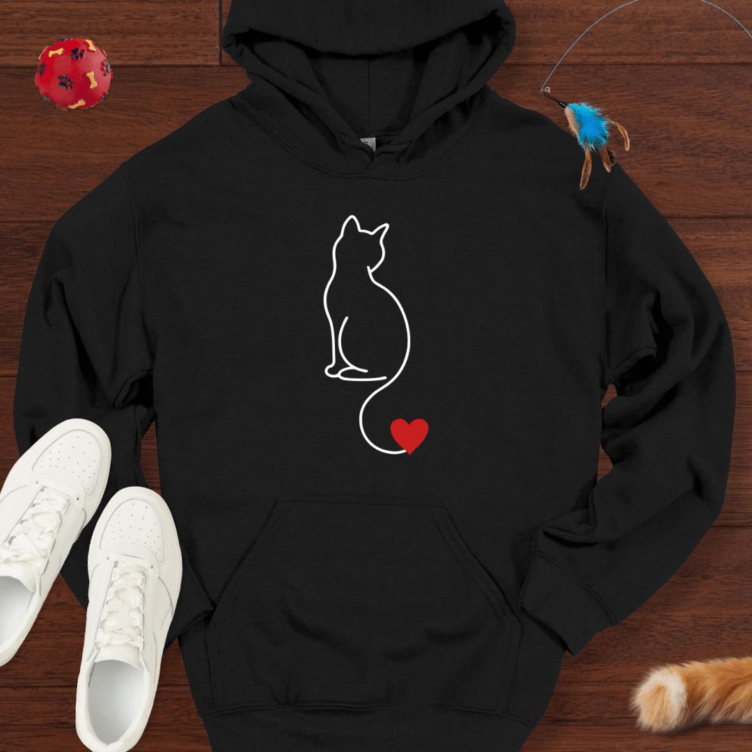 Herzsilhouette - Hoodie Unisex