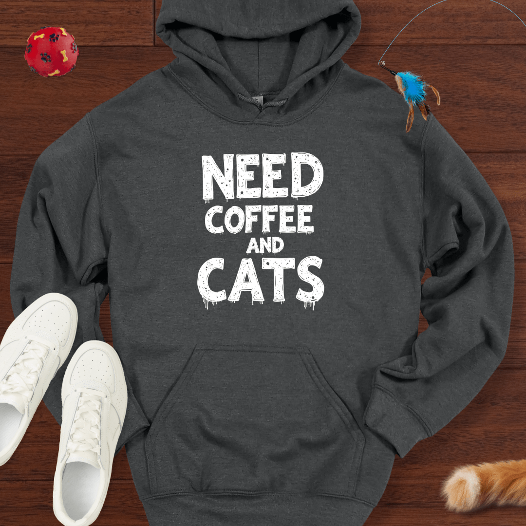 Coffee & Cats - Hoodie Unisex