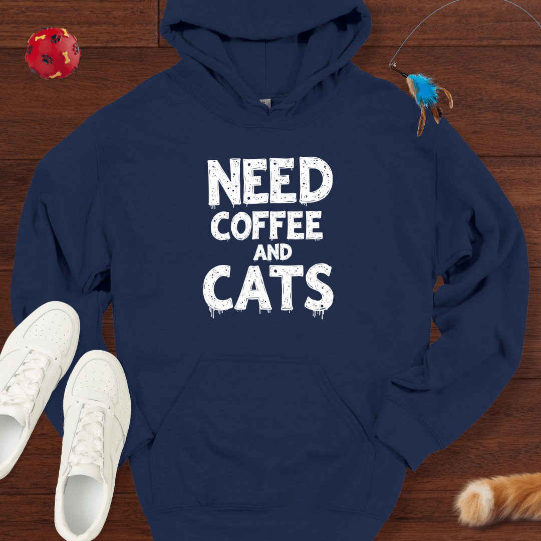 Coffee & Cats - Hoodie Unisex