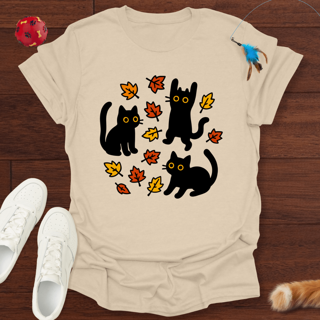 Herbstkatzen - T-Shirt Unisex