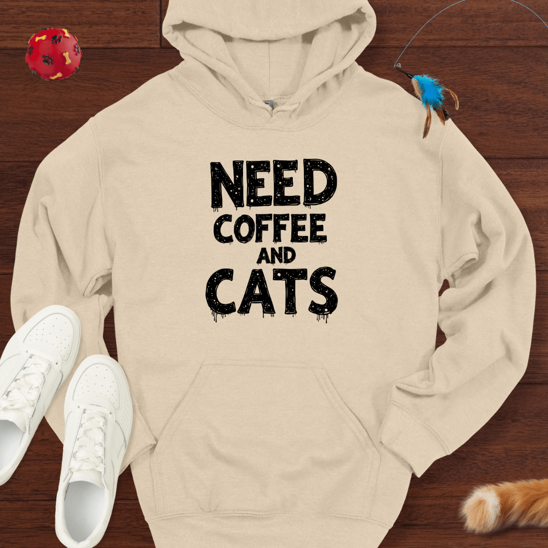 Coffee & Cats - Hoodie Unisex