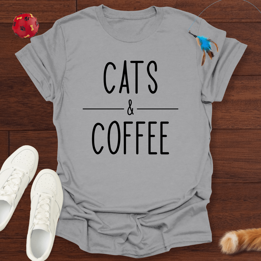 Cats & Coffee - T-Shirt Unisex