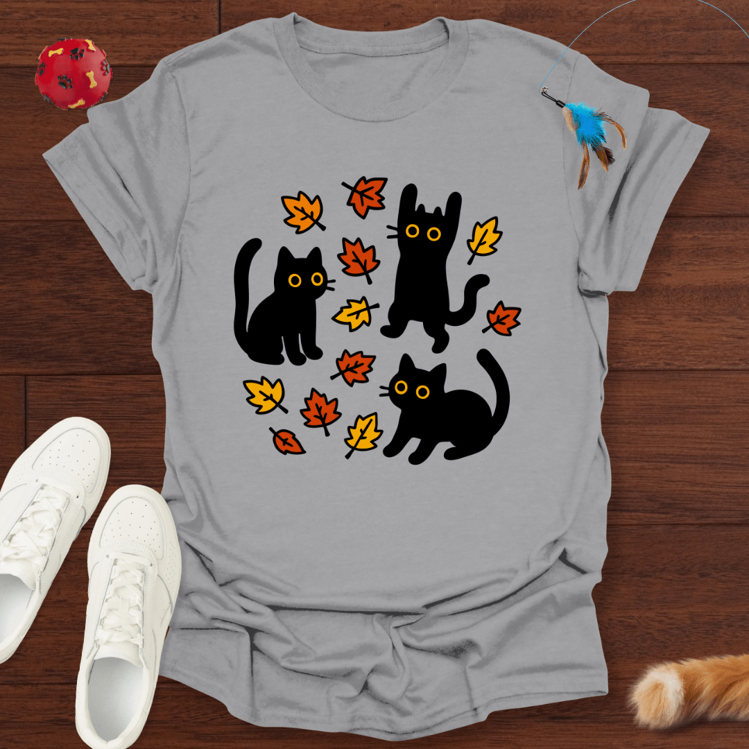 Herbstkatzen - T-Shirt Unisex
