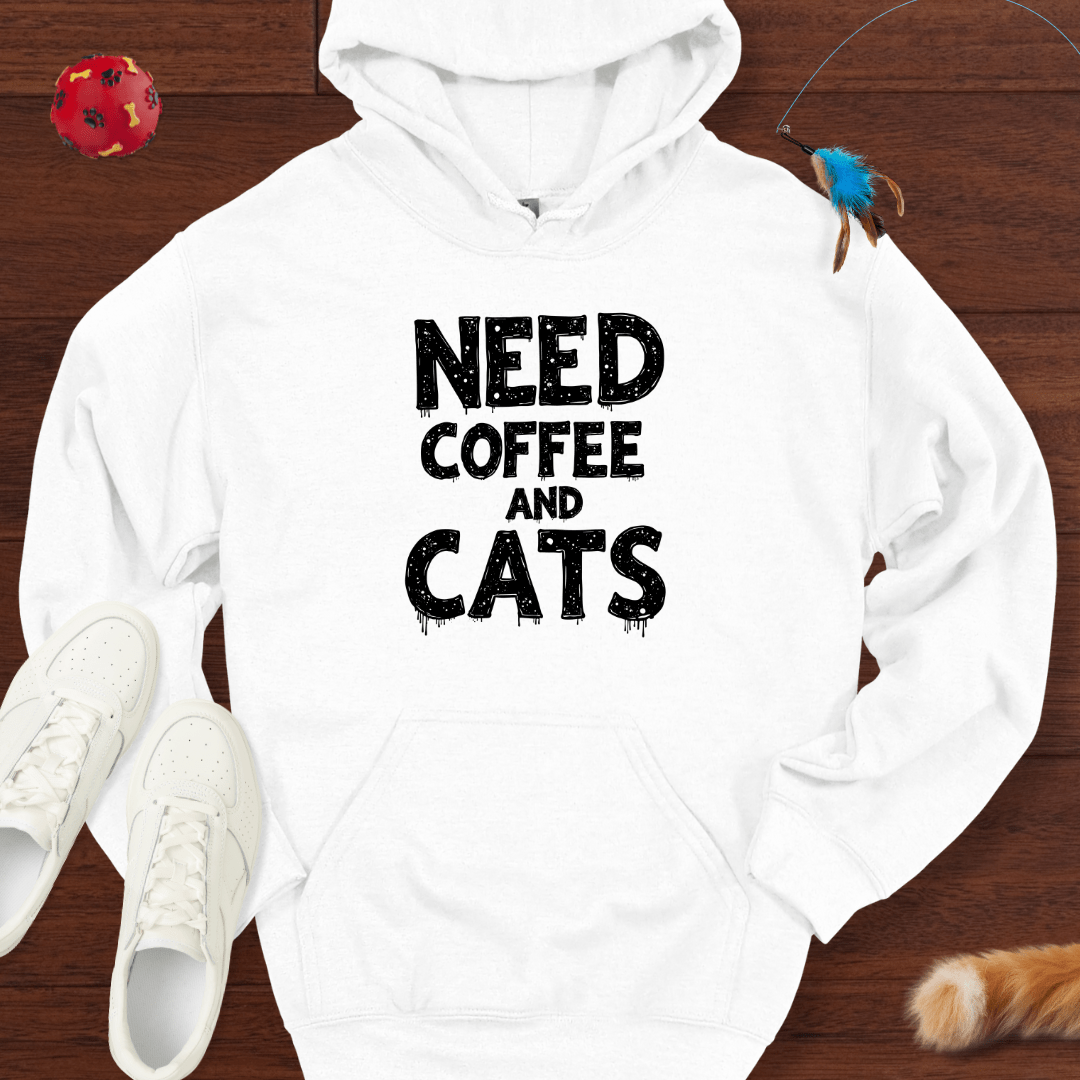 Coffee & Cats - Hoodie Unisex